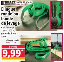 Norma KRAFT bande de levage Elingue ronde ou bande de levage offre