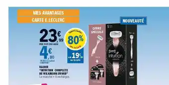 E.Leclerc Rasoir offre