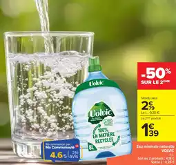 Carrefour VOLVIC Eau minérale naturelle offre