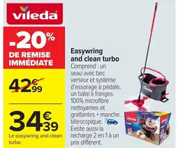 Carrefour Easywring and clean turbo offre