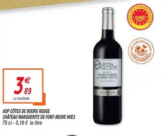 Netto Aop Cotes De Bourg Rouge Chateau Marguerite De Font-Neuve Hve3 offre