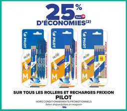 Carrefour PILOT Sur tous les rollers et recharges frixion offre