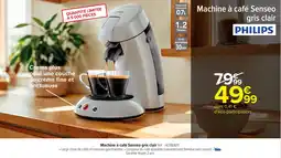 Carrefour PHILIPS Machine à café Senseo gris clair offre