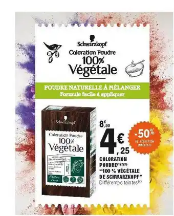 E.Leclerc Coloration Poudre  offre