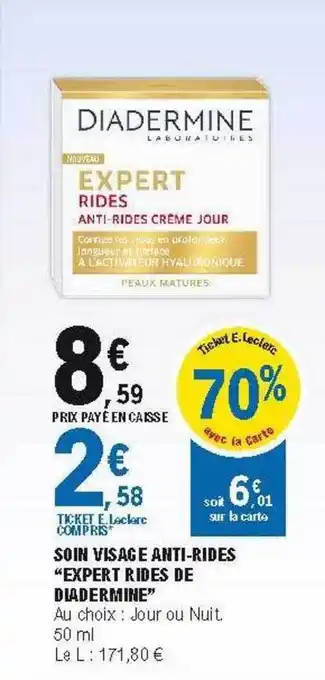 E.Leclerc Soin Visage Anti-rides offre