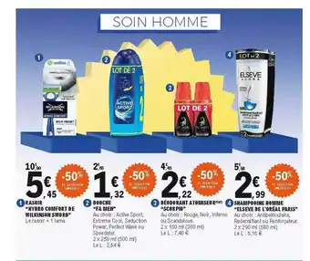 E.Leclerc Rasoir offre