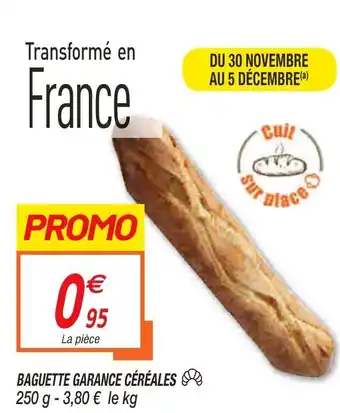 Netto Baguette Garance Cèrèales offre