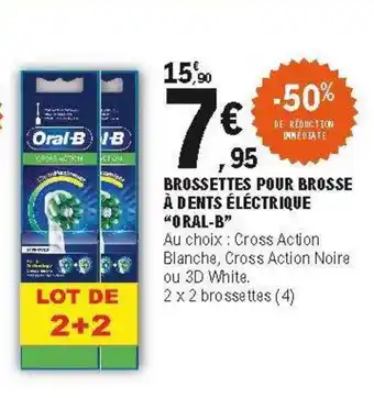 E.Leclerc Brossettes Pour Brosse à Dents électrique offre