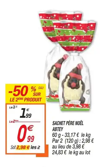 Sachet Père Noèl Abtey