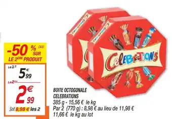 Netto Boite Octogonale Celebrations offre