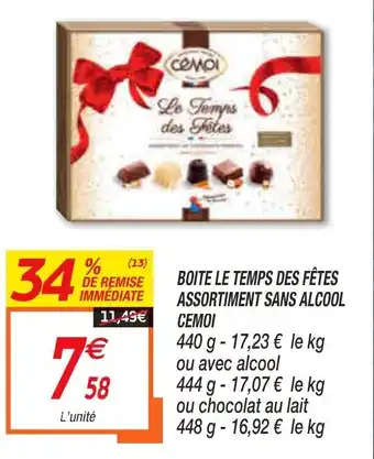 Netto Boite Le Temps Des Fètes Assortiment Sans Alcool Cemoi offre