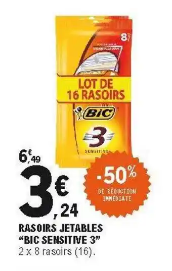 E.Leclerc Rasoirs Jetables offre