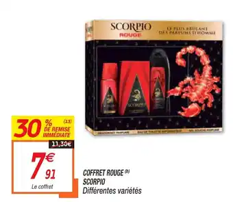 Netto Coffret Rouge Scorpio offre