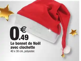 Bazarland Le Bonnet De Noèl Avec Clochette offre