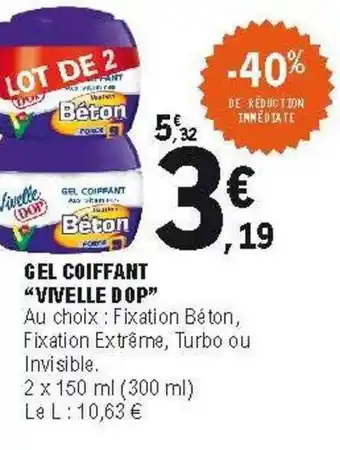 E.Leclerc Gel Coiffant offre