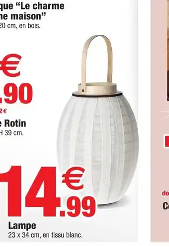 Bazarland lampe offre