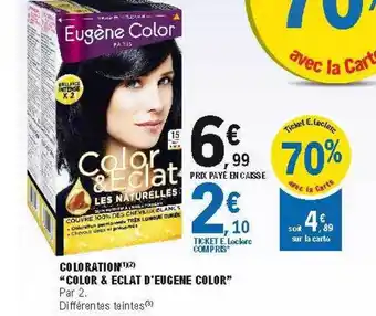 E.Leclerc Coloration  offre