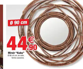 Bazarland Miroir "Kubu" offre