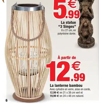 Bazarland la Lanterne Bambou offre