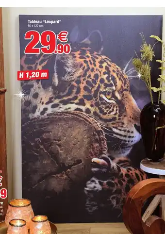 Bazarland Tableau 'Lèopard" offre