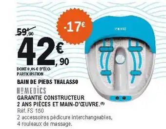E.Leclerc Bain De Pieds Thalasso offre