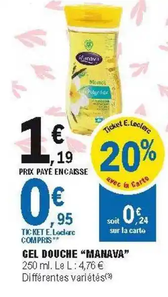 E.Leclerc Gel Douche offre