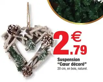 Bazarland Suspension "Coeur Dècorè" offre