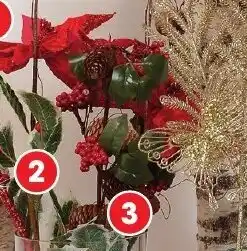 La Tige "Pommes De Pin Et Baies Rouges"