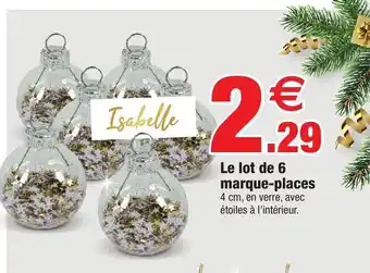 Le Lot De 6 Marque-Places