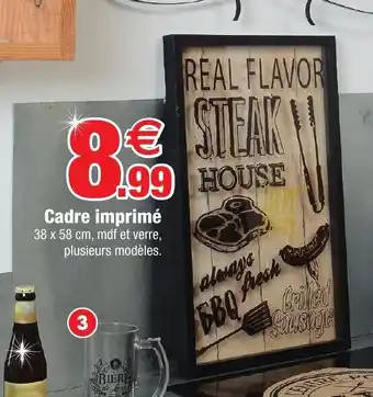 Bazarland Cadre Imprimè offre