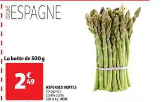 Auchan Asperges Vertes offre