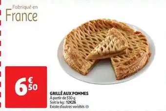 Auchan Grillé Aux Pommes offre