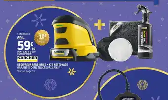 E.Leclerc L'Auto Dègivreur Pare-Brise + Kit Nettoyage Garantie Constructeur 2 Ans offre