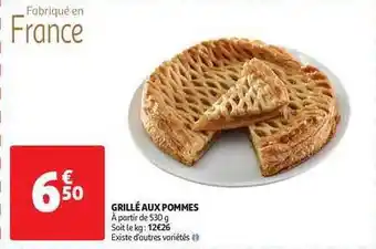 Auchan Direct Grillé Aux Pommes offre