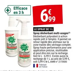 Gamm vert Spray désherbant multi-usages offre