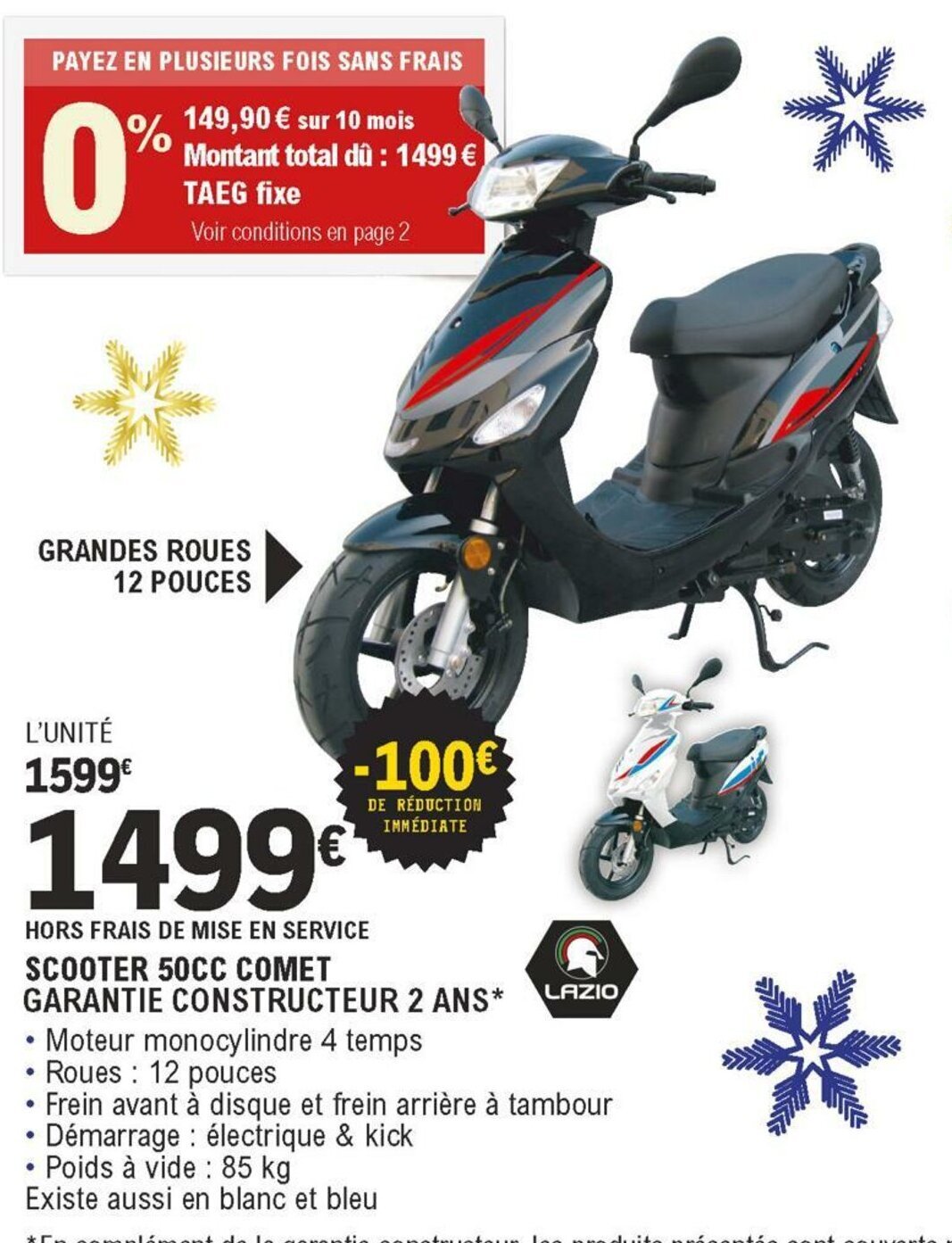Spettatore torce Pazienza leclerc auto scooter 50 Stupore apertura marca