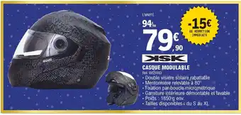 E.Leclerc L'Auto Casque Modulable offre