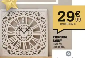 L’horloge fanny