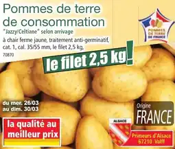 Norma Pommes de terre de consommation offre