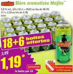 Norma Bière aromatisée Mojito offre