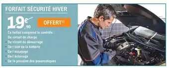 Forfait Sècuritè Hiver
