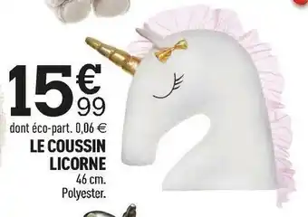 Centrakor Le coussin licorne offre