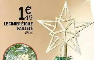 Le cimier étoile pailleté