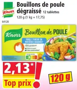 Norma Knorr Bouillons de poule dégraissé 12 tablettes offre