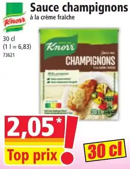 Norma knorr Sauce champignons à la crème fraîche offre