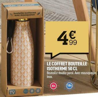 Centrakor Le coffret bouteille isotherme 50 cl offre