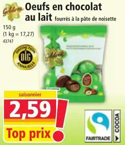 Norma Oeufs en chocolat au lait offre