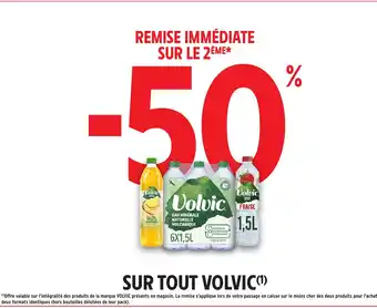 Intermarché Express VOLVIC Sur tout offre