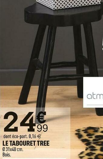 Centrakor Le tabouret tree offre