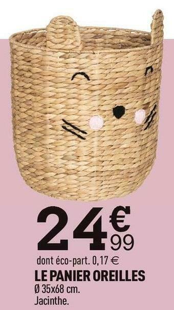 Centrakor Le panier oreilles offre